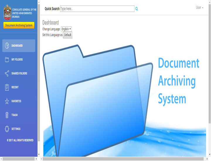 This Software helps to upload & maintain the documents, department wise, users wise, with facilities of granting permissions & also the similar facilities 

like Google Drive